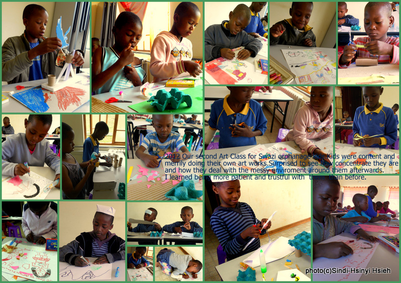 2012 ART CLASS at Amitofo Care Centre Swaziland(2)