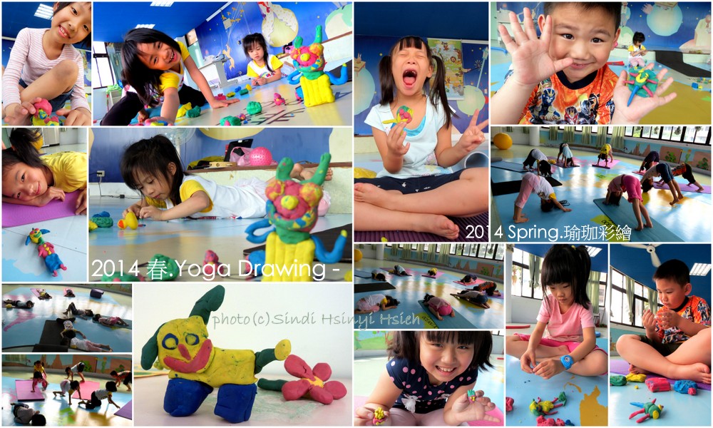 2014 yoga drawing in Taiwan